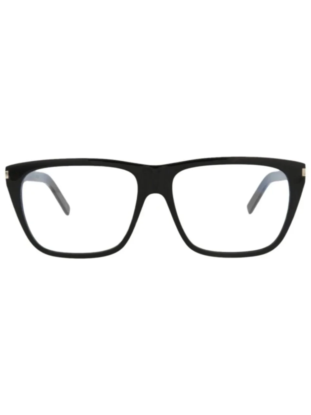 New Saint Laurent Women's Eyeglasses Square Rectangle Acetate Frame Unisex Black